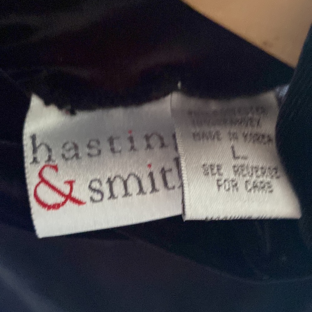 Hasting and Smith short sleeve velvet like turtleneck. - Picture 3 of 6